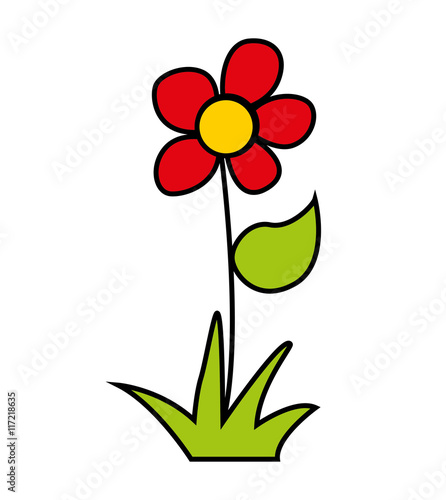 Fototapeta Naklejka Na Ścianę i Meble -  flower floral nature icon