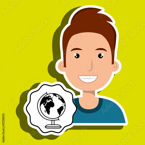 woman happy face