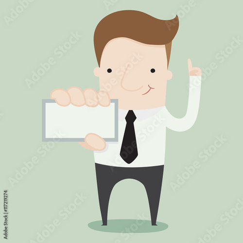 contact us by this cartoon charactor ,vector illustration