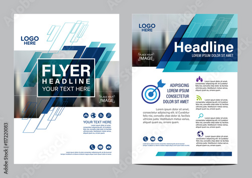 Brochure Layout design template. Annual Report Flyer Leaflet cover Presentation Modern background. illustration vector in A4 size