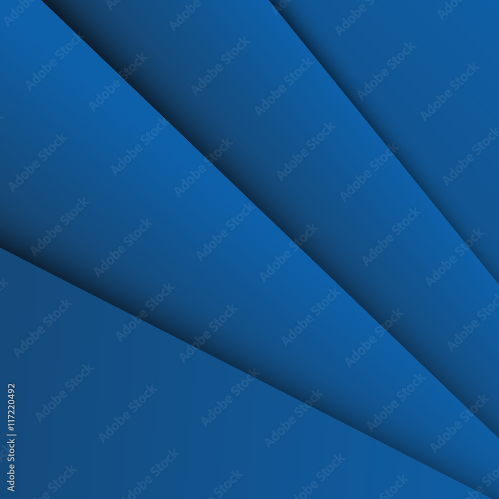 Obraz premium Dark blue overlap layer paper material design
