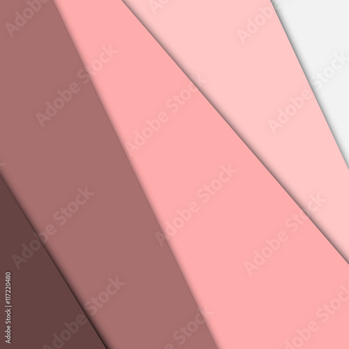 Pink overlap layer paper material design