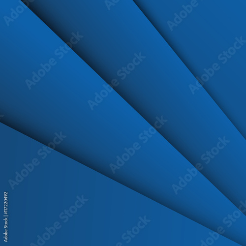 Dark blue overlap layer paper material design