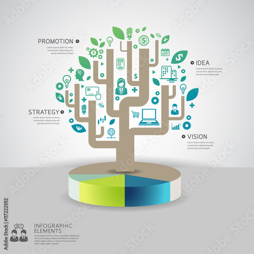 Business & Finance infographic concept design template graphic layout vector