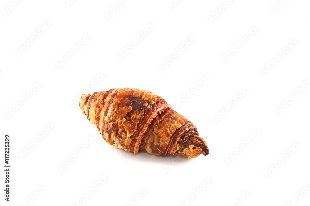 Croissant Isolated on White Background