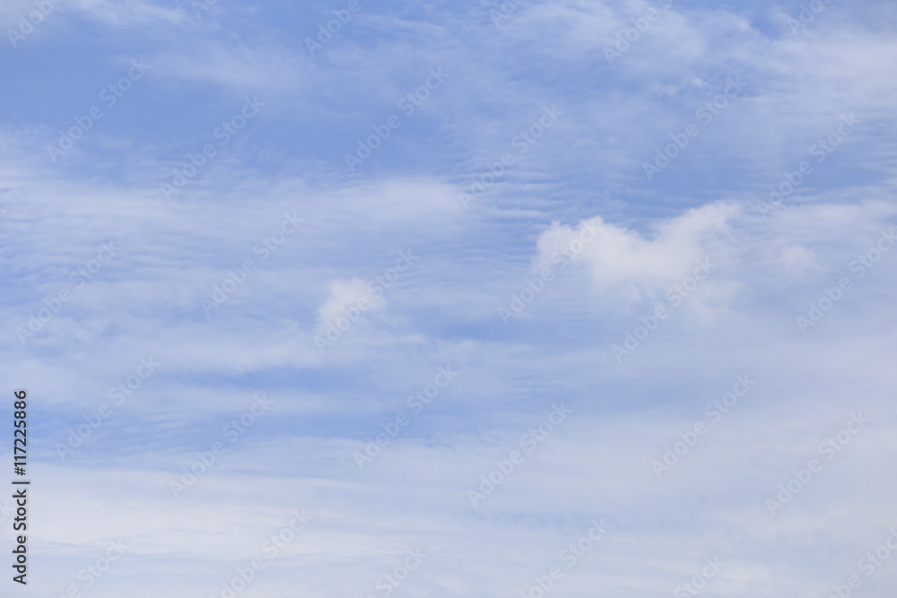 Cloudscape with Sky and Clouds Background