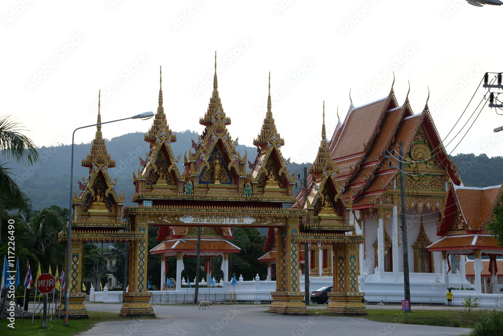 Wat Silsuparam Temple  in Phuket Thailand