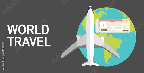 travel vector logo design template.