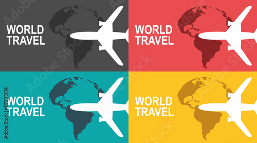 travel vector logo design template.