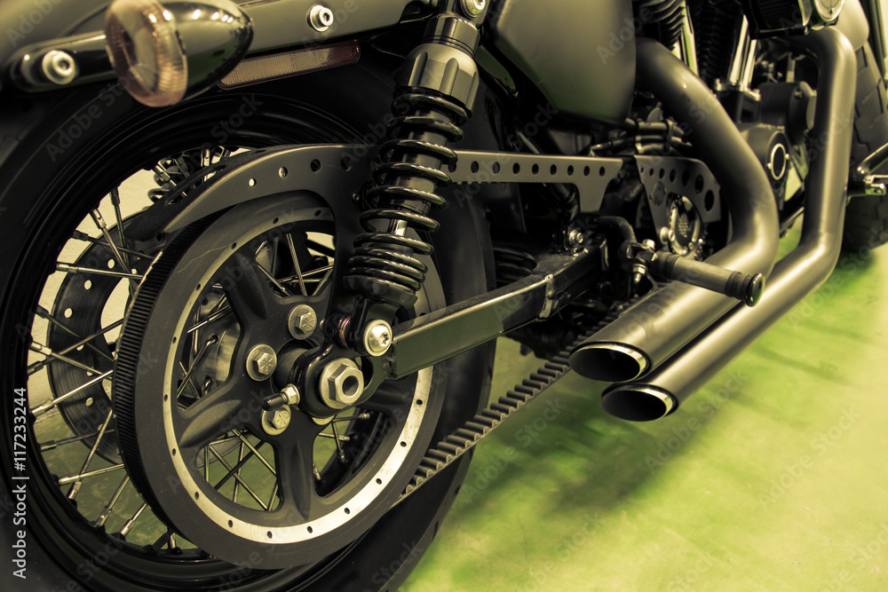 Obraz premium wydech motocyklowy