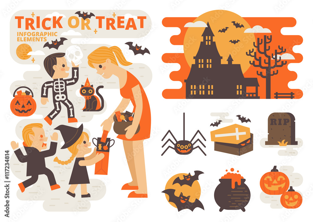 Halloween Infographic Elements Halloween Infographic Elements