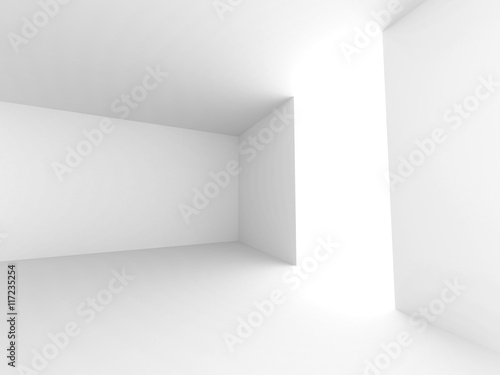 Wallpaper Mural Abstract empty white room interior Torontodigital.ca