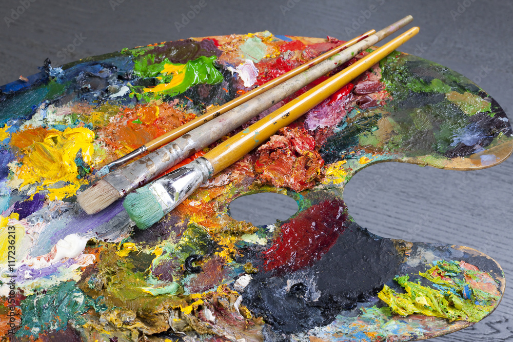 Obraz premium an artist's palette