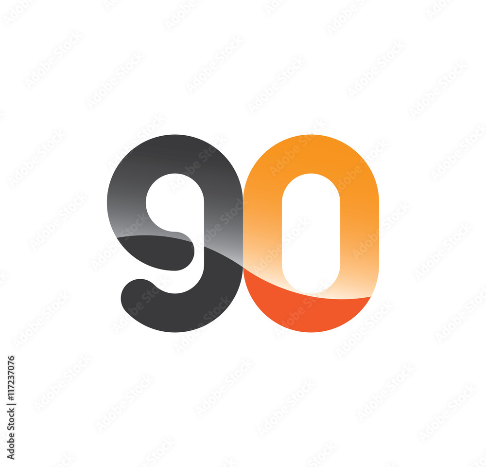 90 initial grey and orange with shine 90 initial grey and orange with shine