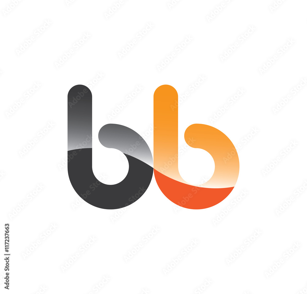 bb initial grey and orange with shine bb initial grey and orange with shine