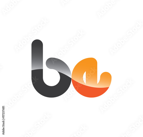 be initial grey and orange with shine