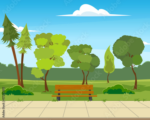 beautiful city park.