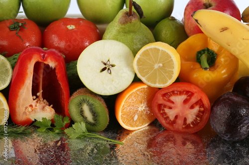 Assorted fruits and vegetables