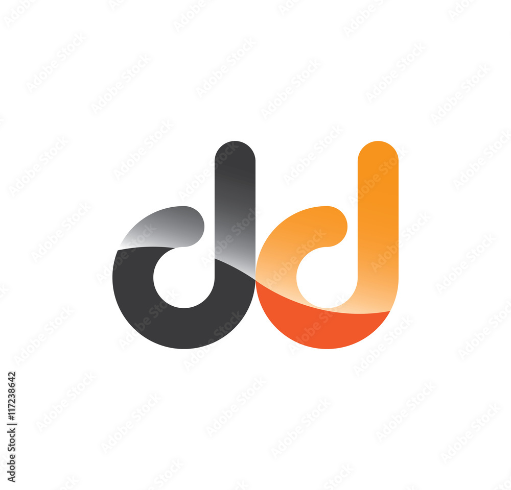 dd initial grey and orange with shine dd initial grey and orange with shine
