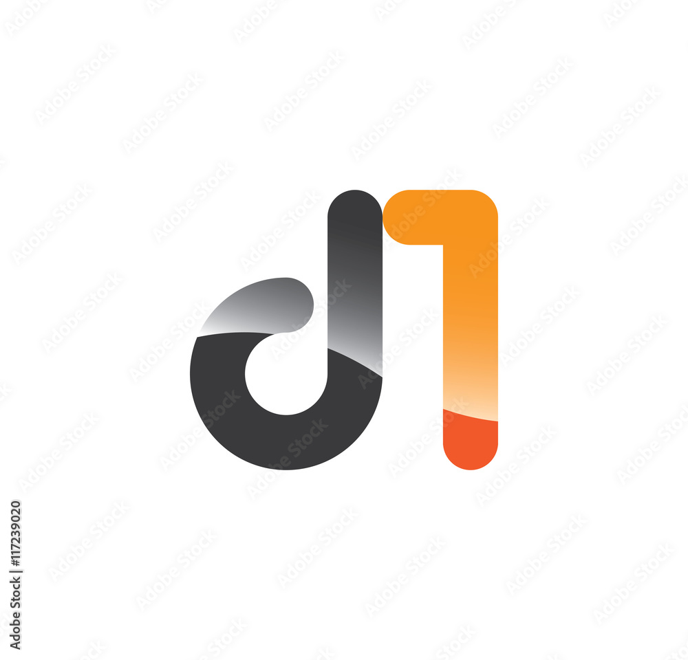 d1 initial grey and orange with shine d1 initial grey and orange with shine