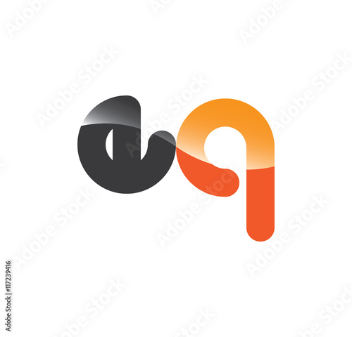 eq initial grey and orange with shine