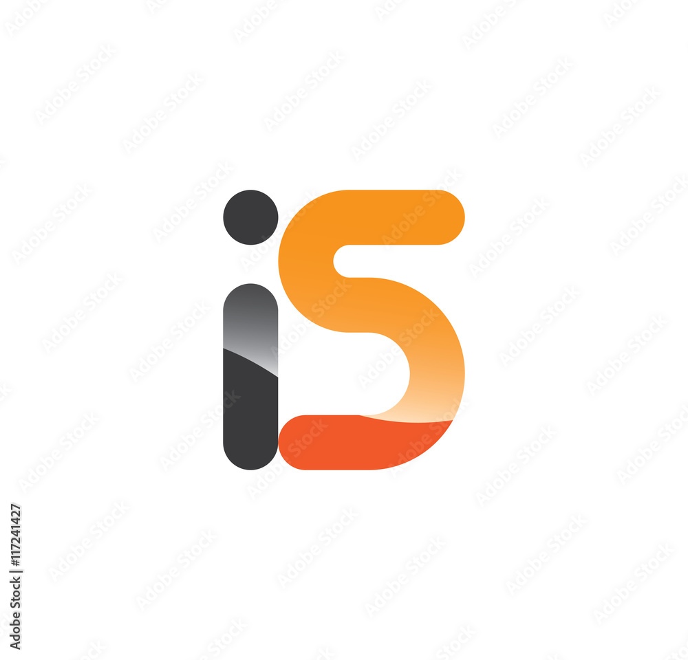 i5 initial grey and orange with shine