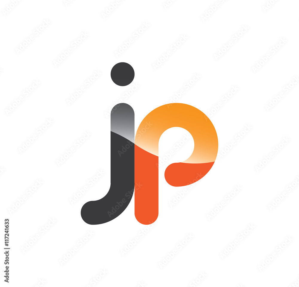 jp initial grey and orange with shine jp initial grey and orange with shine