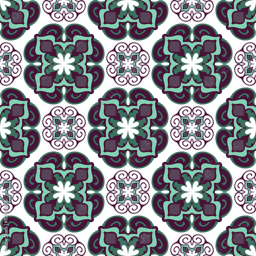 Seamless Floral Pattern for Patchwork