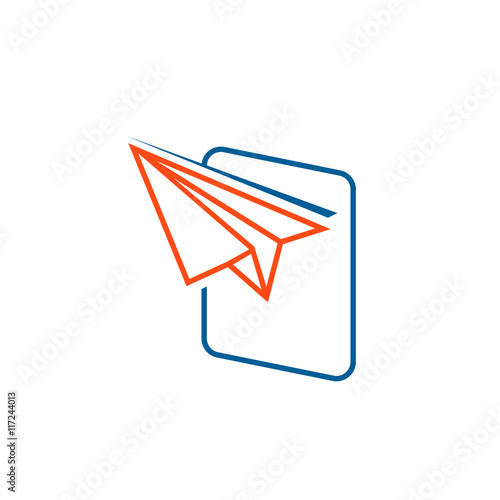 Paper plane Logo