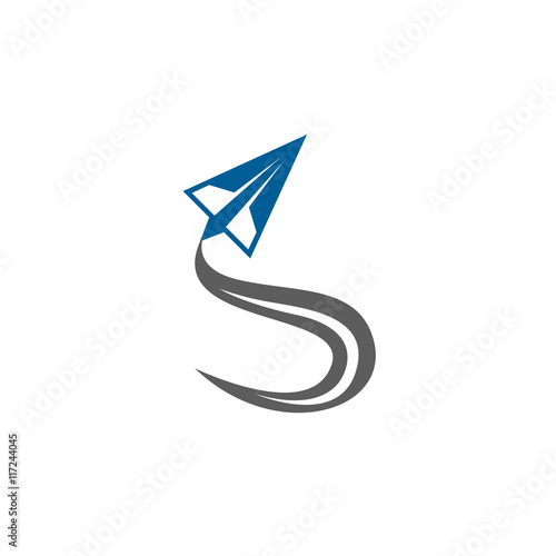 Airplane Paper plane  Logo