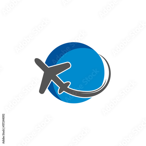 Airplane Travel Logo