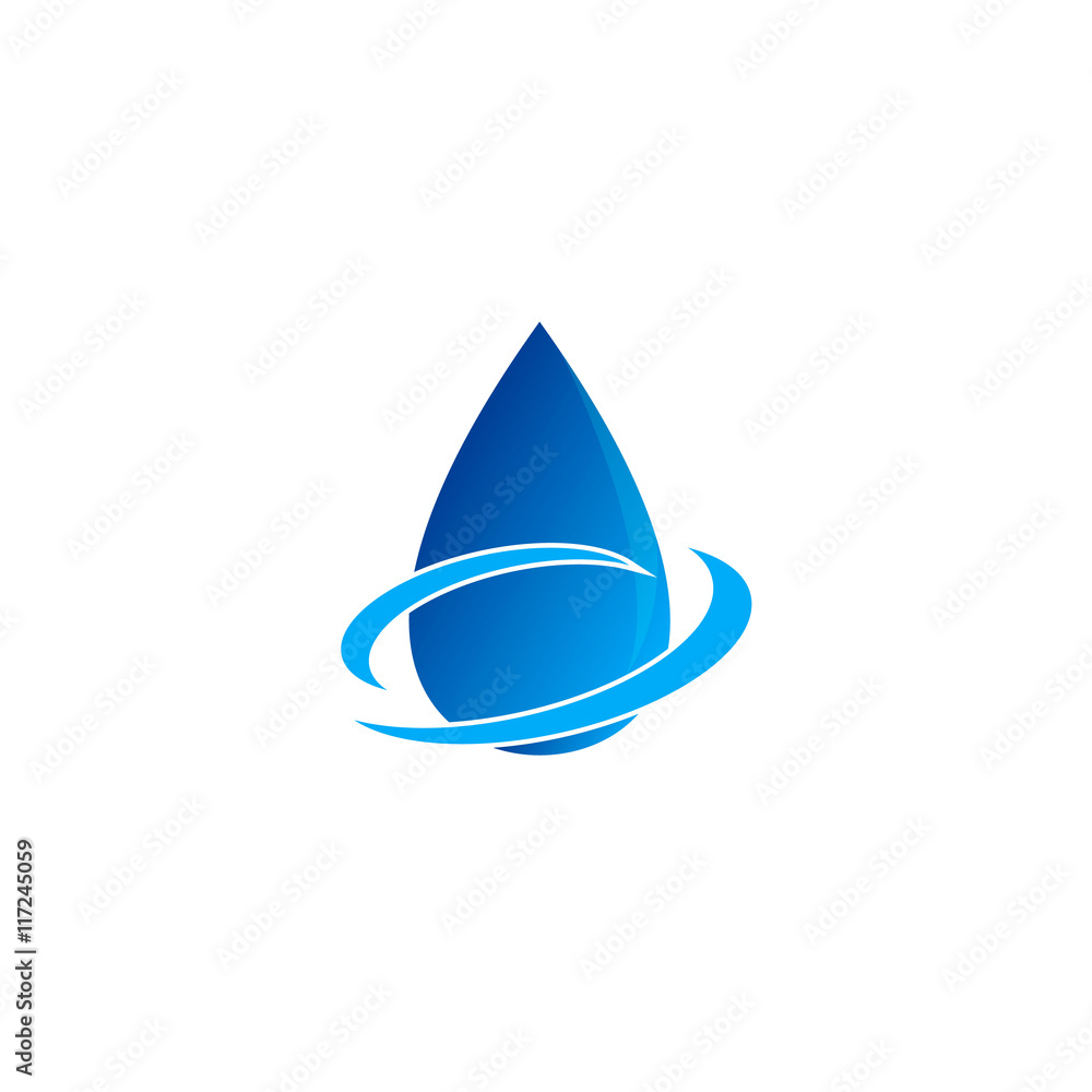 Fototapeta premium Water Service Logo