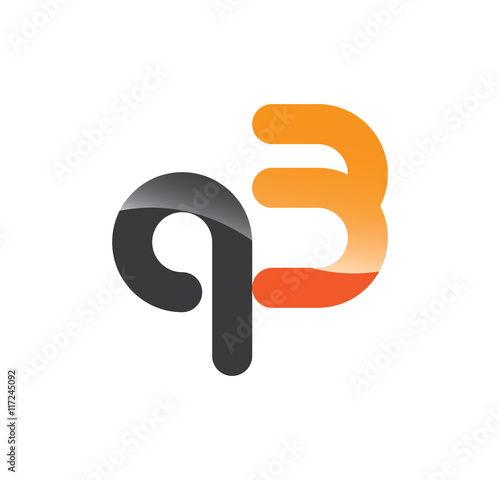 q3 initial grey and orange with shine