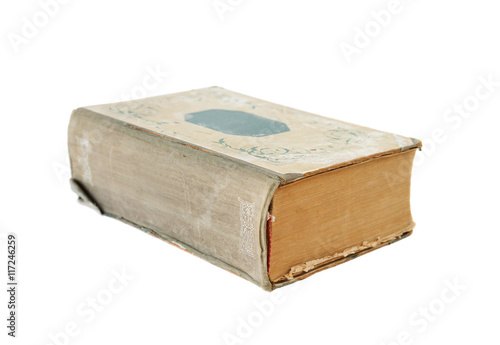 Old book on a white background