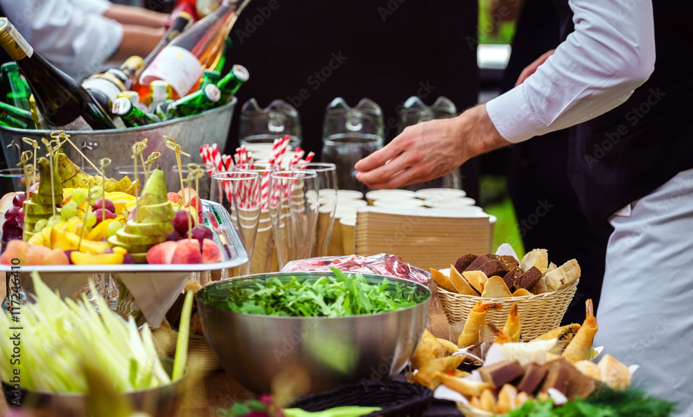 Obraz premium outdoor catering