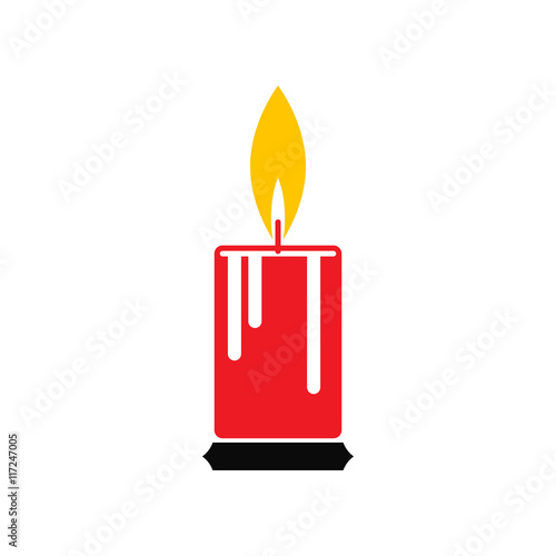 Tableau sur toile Candle