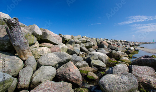 stones Baltic Sea. Germany.