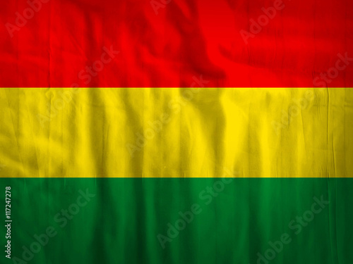 Fabric Bolivia flag background