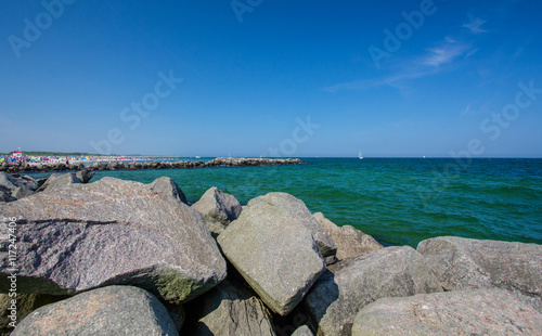 stones Baltic Sea. Germany photo