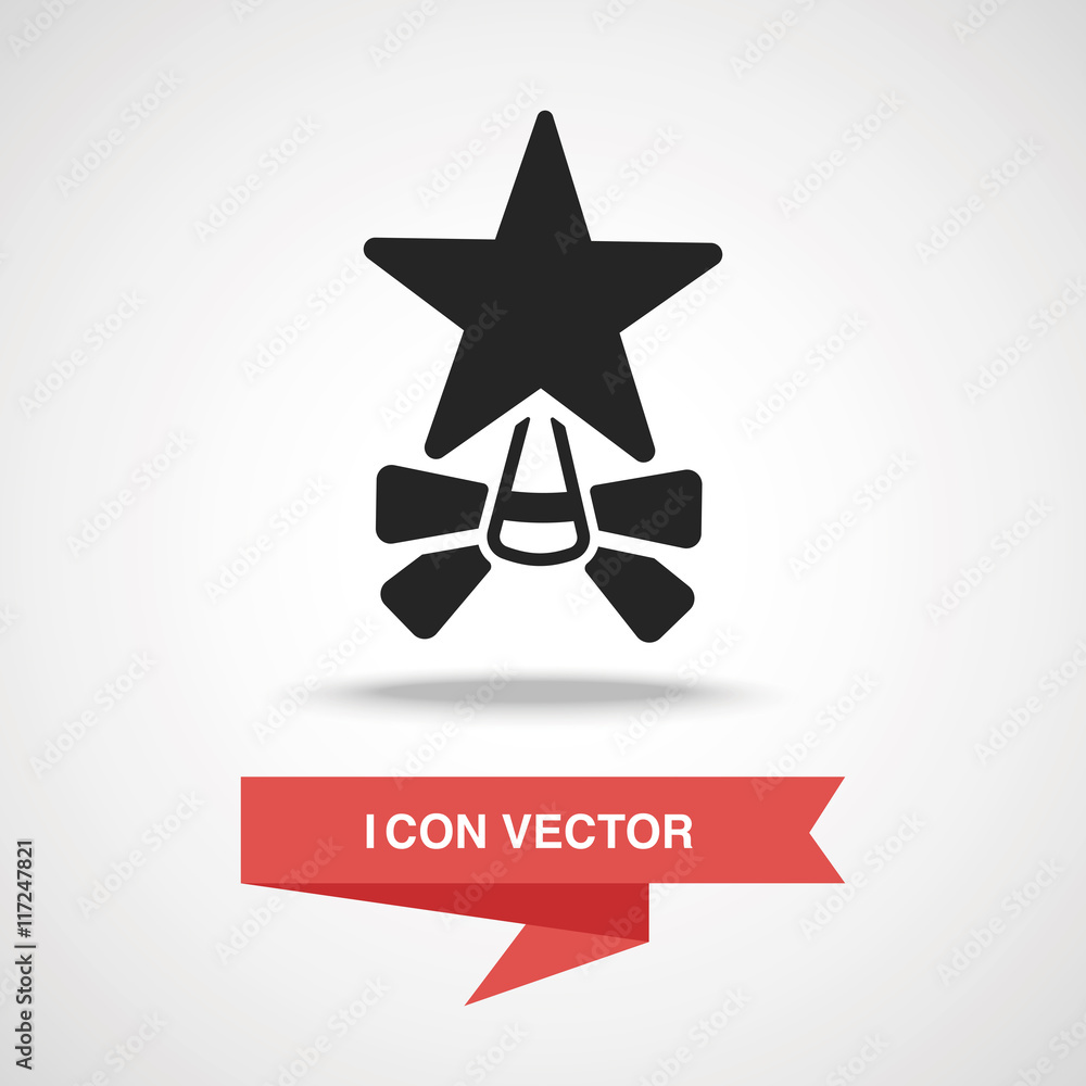Christmas star icon Christmas star icon
