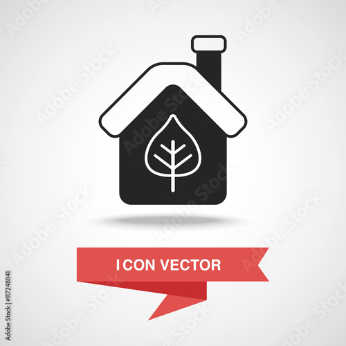 Environmental protection concept greenhouses icon