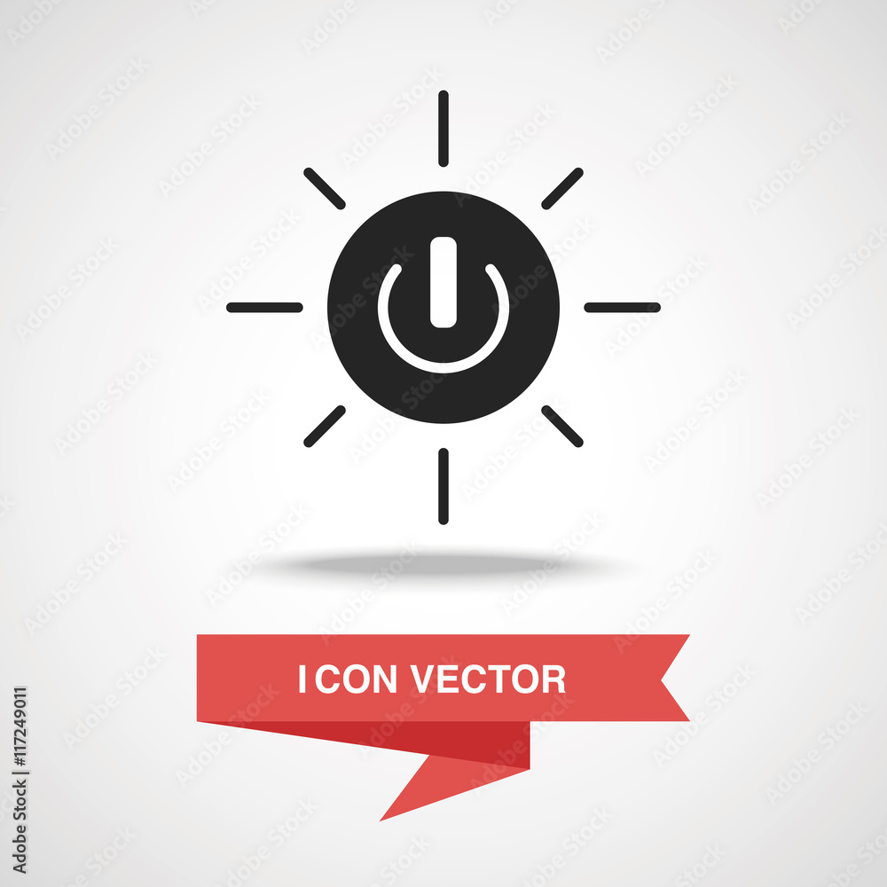 Environmental protection concept solar energy icon Environmental protection concept solar energy icon