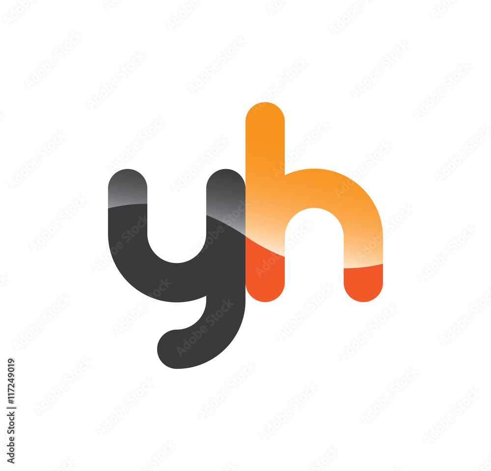 yh initial grey and orange with shine yh initial grey and orange with shine