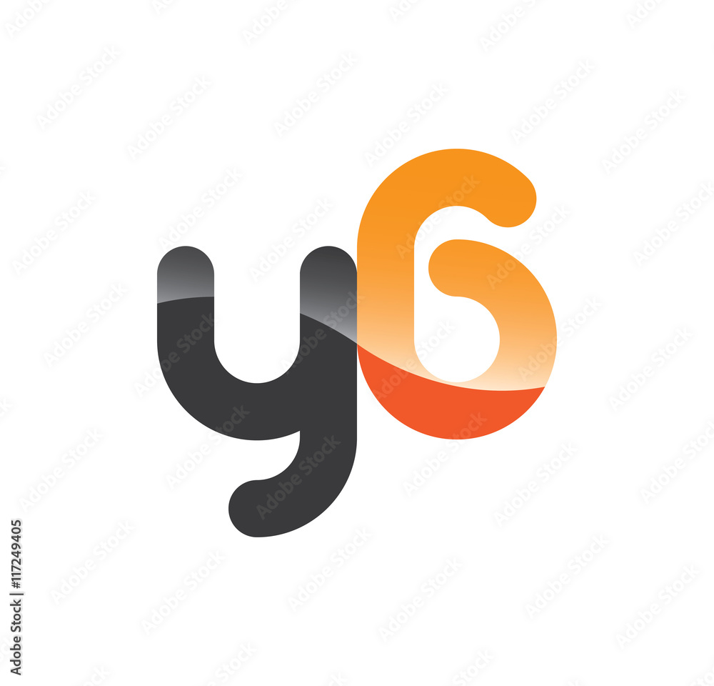 y6 initial grey and orange with shine y6 initial grey and orange with shine