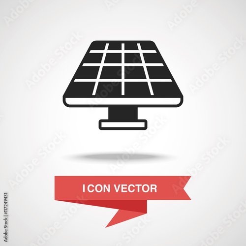 Environmental protection concept solar energy icon