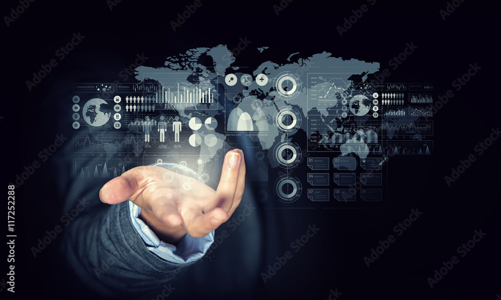 Modern technologies for business . Mixed media Modern technologies for business . Mixed media
