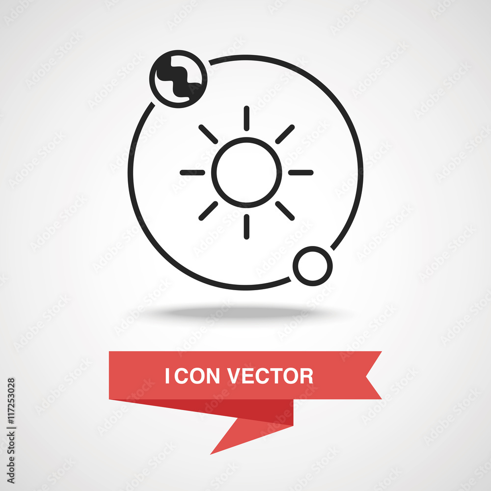 Space planet icon Space planet icon