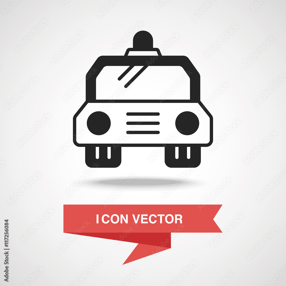 police car icon police car icon