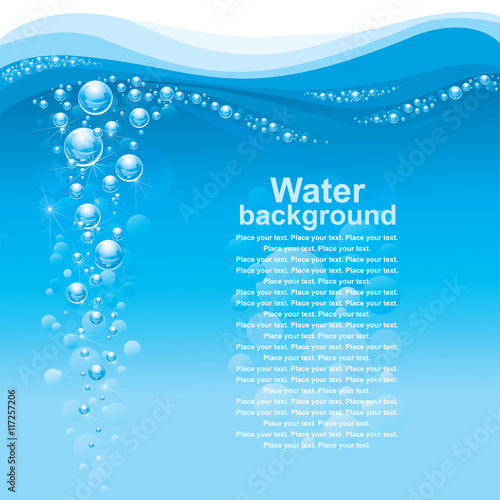 Water background. (vector illustration)