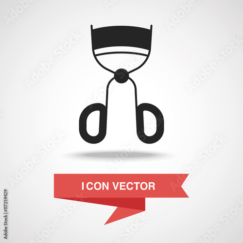 Eyelash curler icon